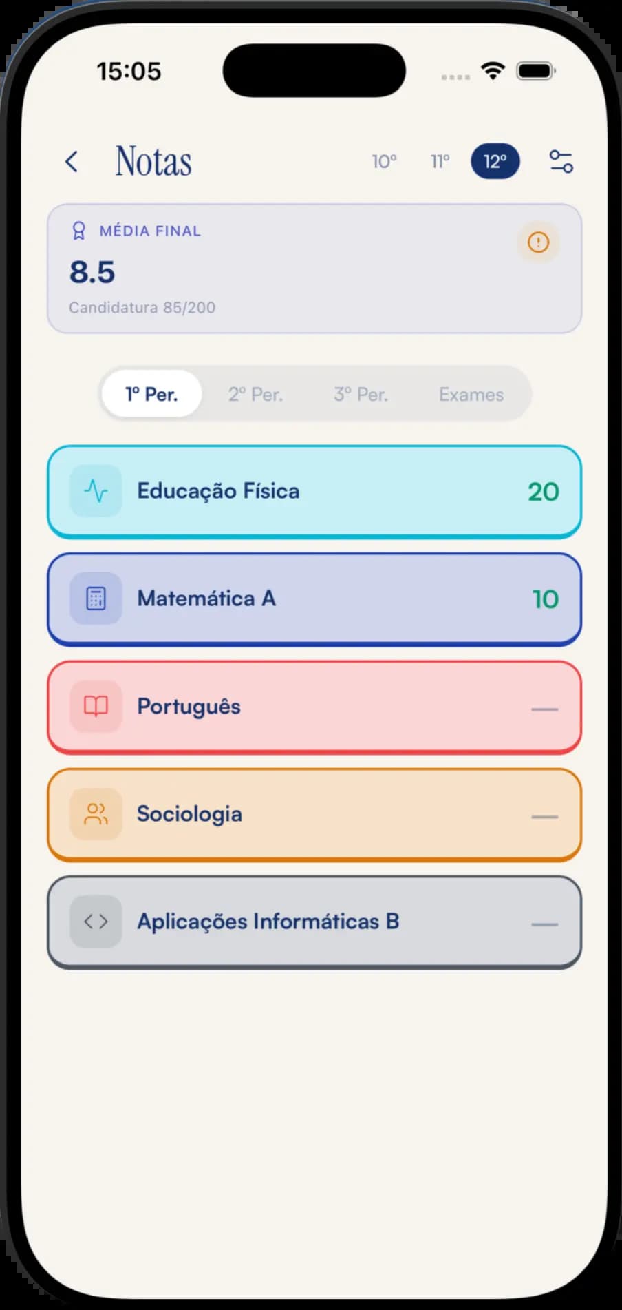 Acompanhe o progresso